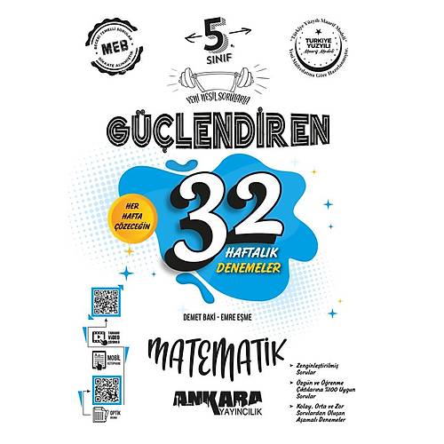 5. Snf Glendiren 32 Haftalk Matematik Kazanm Denemeleri
