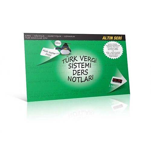 Trk Vergi Sistemi Ders Notlar Altn Seri Akll Notlar Dizisi 3 Bask