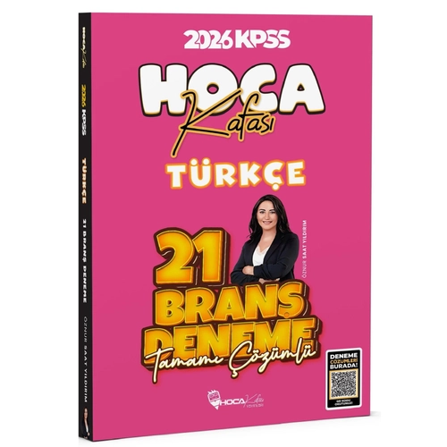 Hoca Kafas� 2026 KPSS T�rk�e 21 Deneme ��z�ml� - �znur Saat Y�ld�r�m Hoca Kafas� Yay�nlar�