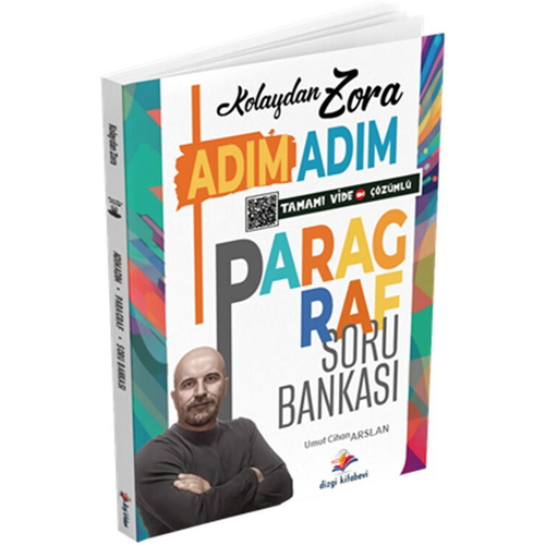 Dizgi Kitap 2026 Kolaydan Zora Ad�m Ad�m Paragraf Tamam� Video ��z�ml� Soru Bankas� Umut Cihan Arslan
