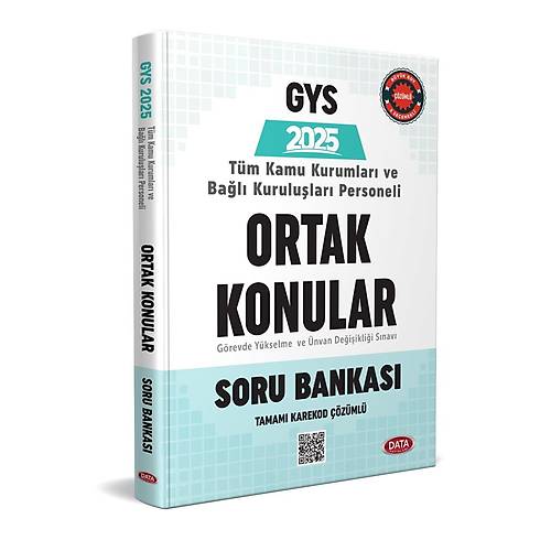 T�rkiye Kamu Kurumlar� ve Ba�l� Kurulu�lar� Personeli GYS ve Unvan De�i�ikli�i Ortak Konular Soru Bankas� - Karekod ��z�ml�