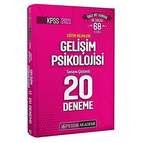 KPSS Eitim Bilimleri Geliim Psikolojisi Tamam zml 20 Deneme Pegem Yaynlar 2021