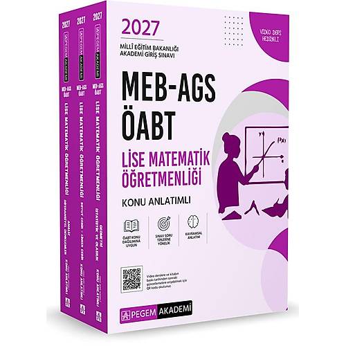 Pegem Akademi 2027 MEB-AGS �ABT Lise Matematik ��retmenli�i Konu Anlat�ml�
