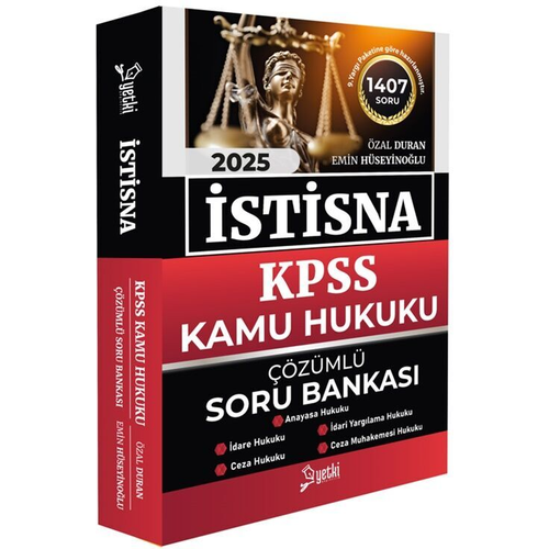 �stisna Kamu Hukuku KPSS ��z�ml� Soru Bankas� 2025