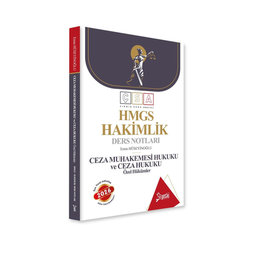 Yetki Yay�nlar� 2026 HMGS Hakimlik Ceza Muhakemesi Hukuku ve Ceza Hukuku �zel H�k�mler Ders Notlar�