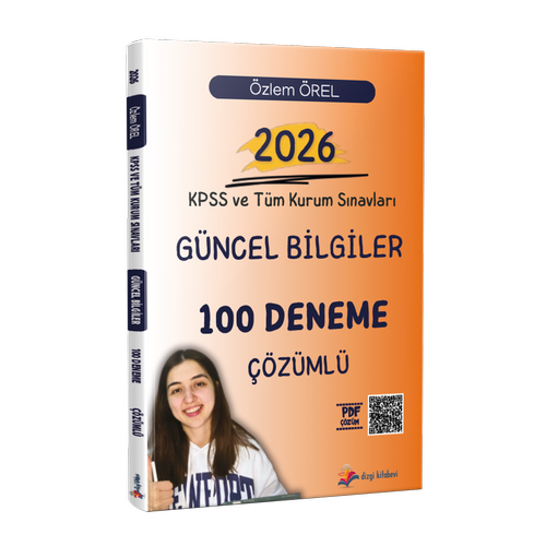 Dizgi Kitap 2026 KPSS ve T�m Kurum S�navlar� G�ncel Bilgiler Tamam� PDF ��z�ml� 100 Deneme S�nav� �zlem �rel
