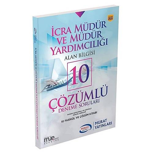 Murat 2019 cra Mdr ve Yardmcl Alan 10 Deneme Murat Yaynlar