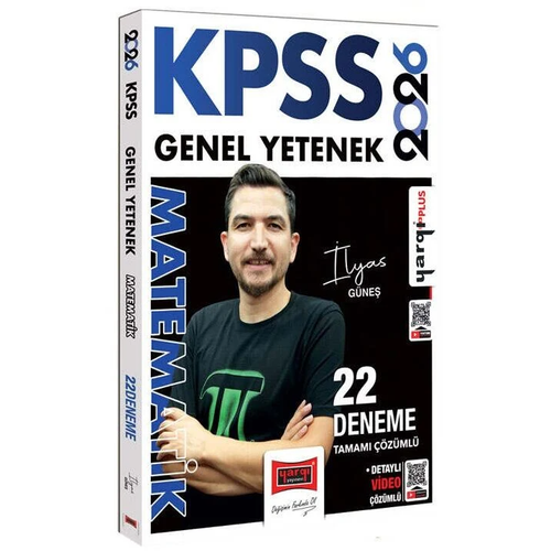 Yarg Yaynlar 2026 KPSS Genel Yetenek Tamam zml Matematik 22 Deneme lyas Gne Yarg