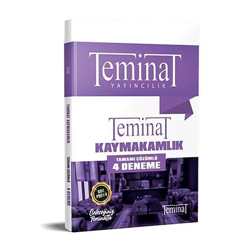 Kaymakamlk Tamam zml 4 Deneme Teminat Yaynlar 2022