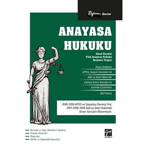 Reform Serisi Anayasa Hukuku Gazi Kitabevi Yayınları 2020