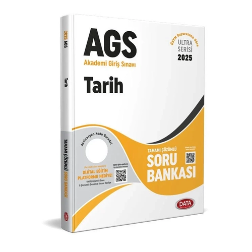 Data 2025 AGS Ultra Serisi Tarih Soru Bankas� - Karekod ��z�ml�