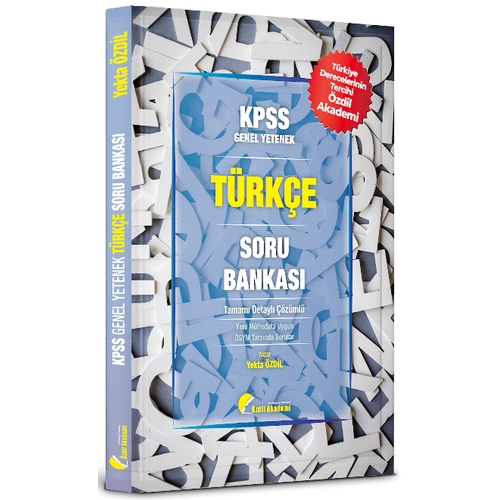 zdil Akademi KPSS Trke Soru Bankas zml - Yekta zdil