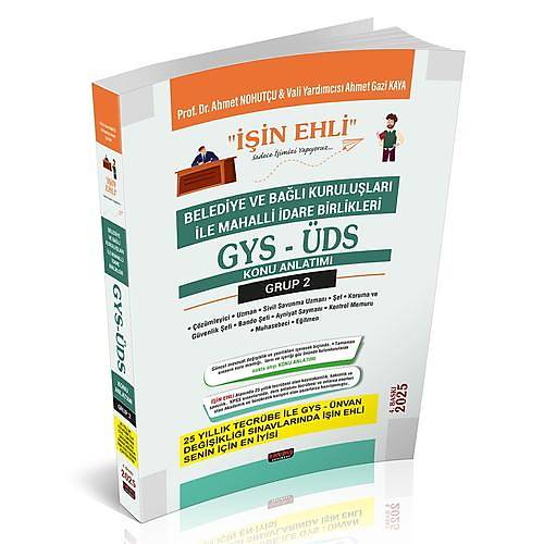GYS-DS Belediye ve Bal Kurulular Mahalli dare Birlikleri Personeli Grup 2 Konu Anlatm Sava Yaynlar 2025