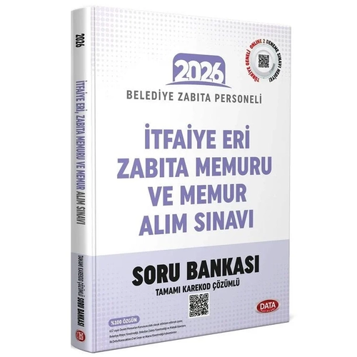 Data 2026 �tfaiye Eri, Zab�ta Memuru ve Memur Al�m S�nav� Soru Bankas� ��z�ml� Data Yay�nlar�