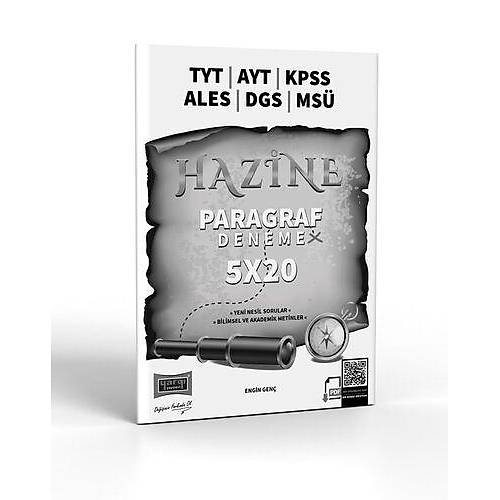 Yarg Yaynlar TYT AYT KPSS ALES DGS MS Hazine Paragraf 5x20 Deneme Snav