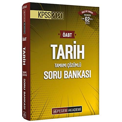 Pegem 2020 KPSS ABT Tarih Tamam zml Soru Bankas