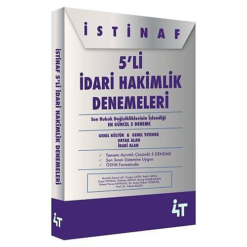4T Yaynevi stinaf 5li dari Hakimlik Denemeleri