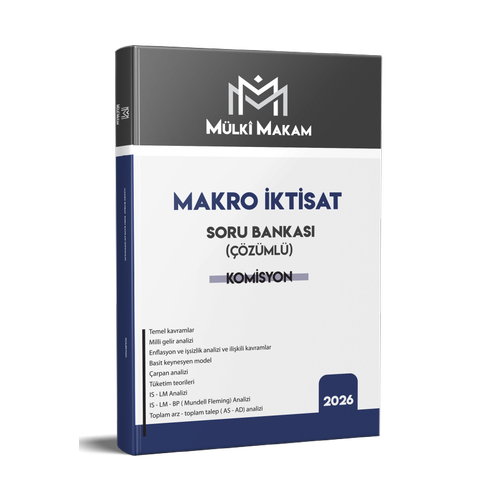Stat� Akademi M�lki Makam Makro �ktisat ��z�ml� Soru Bankas�