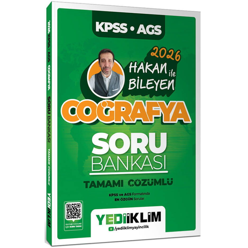 Yediiklim Yaynlar 2026 KPSS AGS Corafya Tamam zml Soru Bankas Hakan Bileyen