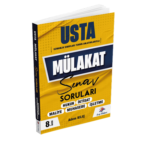 Dizgi Kitap Yaynlar 2024 USTA Mlakat Snavlar Hazrlk Sorular