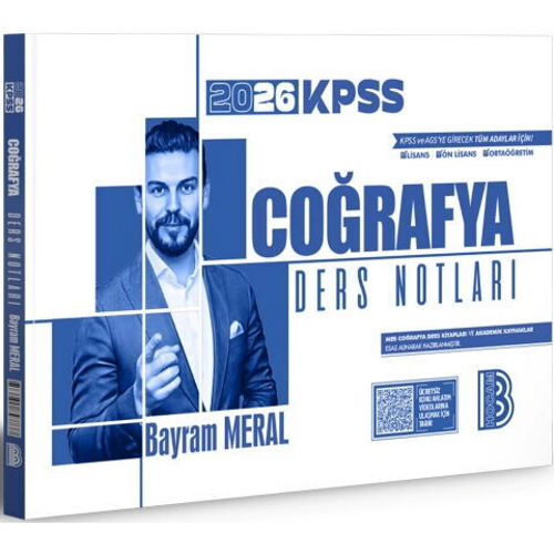 Benim Hocam Yay�nlar� 2026 KPSS Co�rafya Ders Notlar� - Bayram Meral