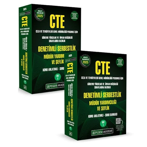 Pegem 2025 GYS Ceza ve Tevkifevleri Denetimli Serbestlik, Mdr Yardmcl ve eflik Konu Anlatml Soru Bankas Seti Grevde Ykselme Pegem Akademi Yaynlar