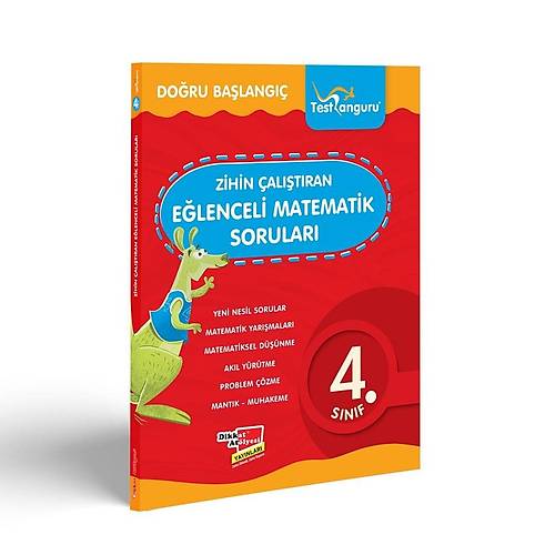 4. S�n�f Zihin �al��t�ran E�lenceli Kanguru Matematik Sorular� Dikkat At�lyesi Yay�nlar�