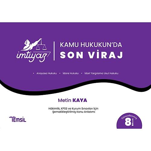 mtiyaz Kamu Hukukunda Son Viraj Metin Kaya 8. Bask
