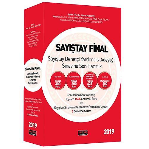 Sayıştay Final Son Hazırlık Soru Bankası Savaş Yayınları 2019