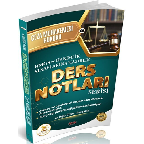 Sava� Yay�nlar� 2026 HUKAL HMGS-HAK�ML�K Ceza Muhakemesi Hukuku Ders Notlar� �zg�r �zsoy, Damla Turgut