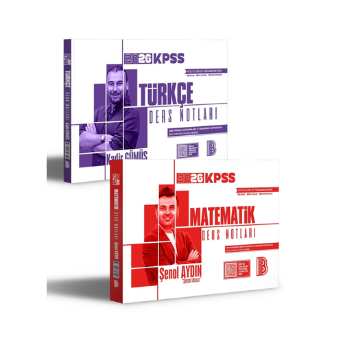 Benim Hocam Yaynlar 2026 KPSS Genel Yetenek Ders Notlar Seti