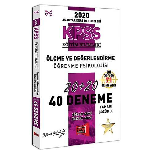 KPSS Eitim Bilimleri lme ve Deerlendirme, renme Psikolojisi Tamam zml 40 Deneme Yarg Yaynlar 2020