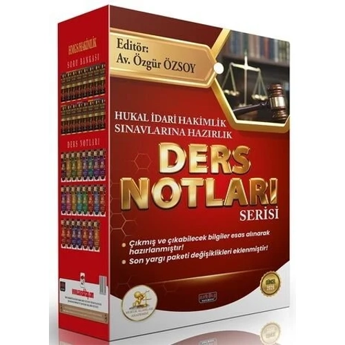 Sava� 2026 HUKAL �dari Hakimlik Ders Notlar� Seti - �zg�r �zsoy Sava� Yay�nlar�