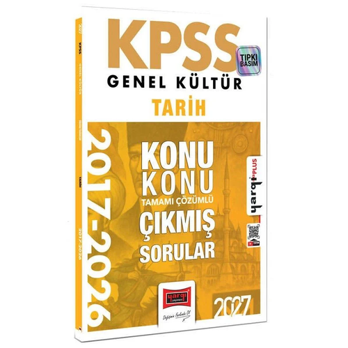 Yarg� 2027 KPSS Tarih ��km�� Sorular 2017-2026 Konular�na G�re ��z�ml� Yarg� Yay�nlar�