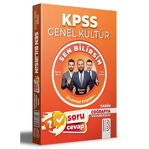 2027 KPSS Genel K�lt�r Sen Bilirsin Tarih-Co�rafya-Vatanda�l�k Soru Cevap Kitab�