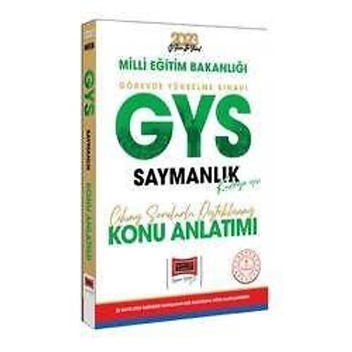 Yarg Yaynlar 2023 MEB GYS Saymanlk Kadrosu in km Sorularla Desteklenmi Konu Anlatm