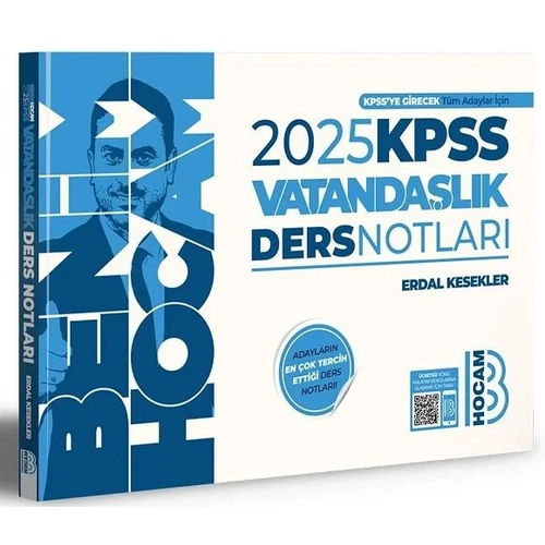 Benim Hocam 2025 KPSS Vatandalk Ders Notlar - Erdal Kesekler Benim Hocam Yaynlar