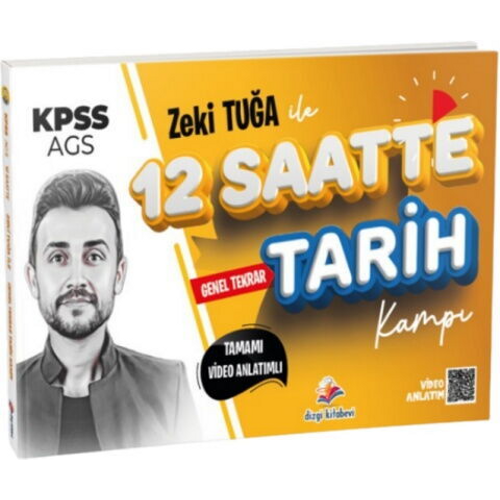 Dizgi Kitap Yay�nlar� 2026 KPSS Zeki Tu�a ile Tamam� Video Anlat�ml� 12 Saatte Tarih Tekrar Kamp� Zeki Tu�a