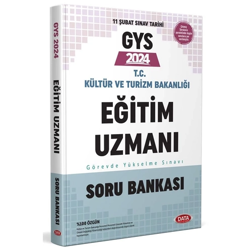 Kltr ve Turizm Bakanl Eitim Uzman GYS Soru Bankas