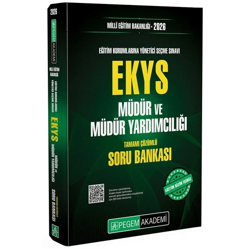 Pegem 2026 MEB EKYS M�d�r ve Yard�mc�l��� Soru Bankas� Pegem Akademi Yay�nlar�