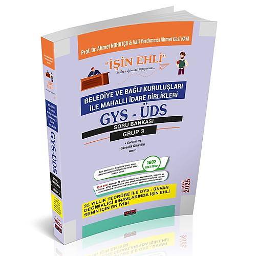 GYS-DS Belediye ve Bal Kurulular Mahalli dare Birlikleri Personeli Grup 3 Soru Bankas Sava Yaynlar 2025