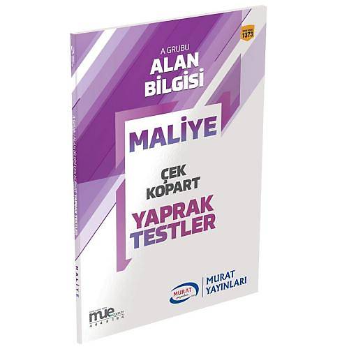 Murat Yaynlar KPSS A Grubu Maliye ek Kopart Yaprak Testler