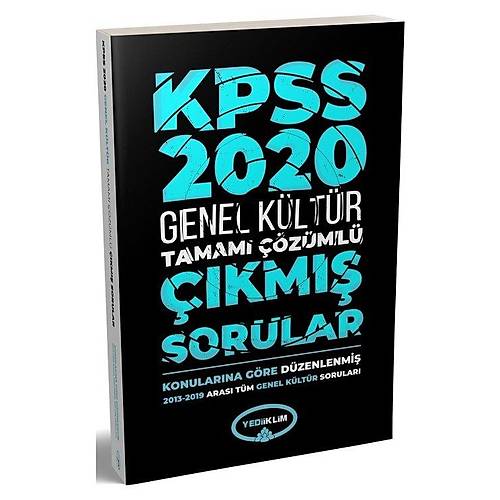 2020 KPSS Genel Kültür Çýkmýþ Sorular Konularýna Göre Çözümlü 2013-2019 Yediiklim Yayýnlarý