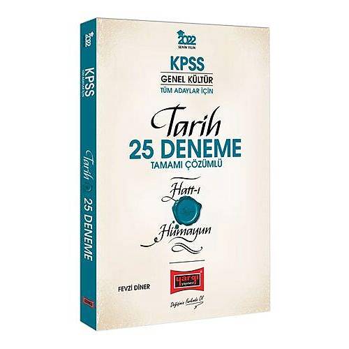 Yargı Yayınları 2022 KPSS Genel Kültür Hatt-ı Hümayun Tarih Tamamı Çözümlü 25 Deneme