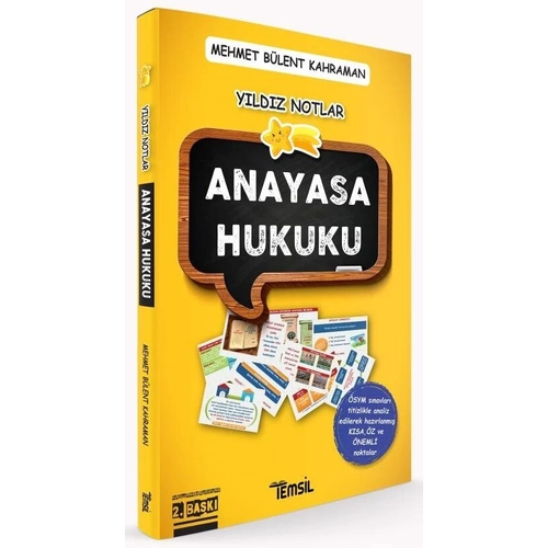 Temsil Tm Snavlar in Anayasa Hukuku Yldz Notlar 2. Bask - Mehmet Blent Kahraman Temsil Yaynlar