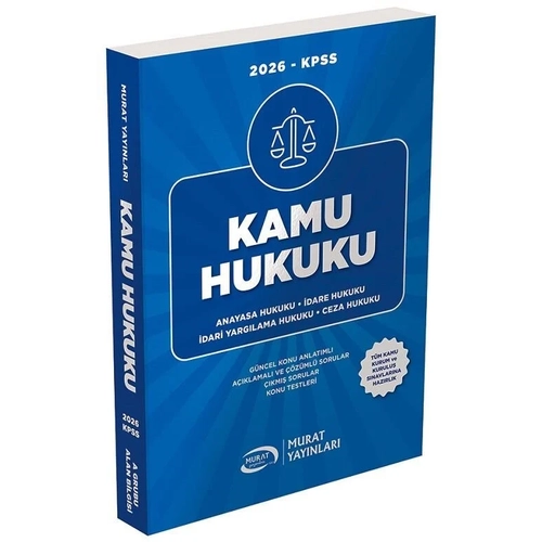 Murat 2026 KPSS A Grubu Kamu Hukuku Konu Anlat�ml� Murat Yay�nlar�