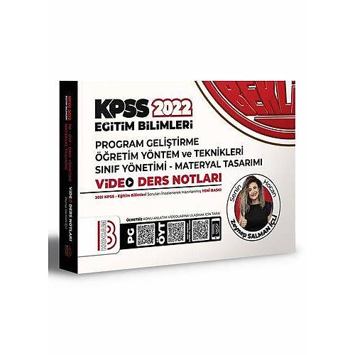 Benim Hocam Yaynlar 2022 KPSS Eitim Bilimleri Program Gelitirme retim Yntem ve Teknikleri Video Ders Notlar