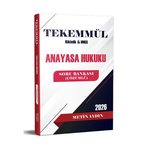 Tekemm�l Anayasa Hukuku Soru Bankas� Metin Ayd�n Stat� Akademi