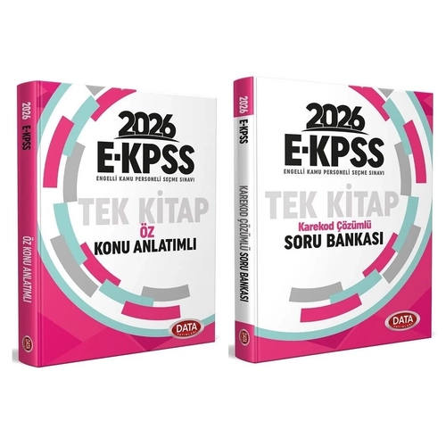 Data 2026 EKPSS Konu Anlatml + Soru Bankas 2 li Set Data Yaynlar