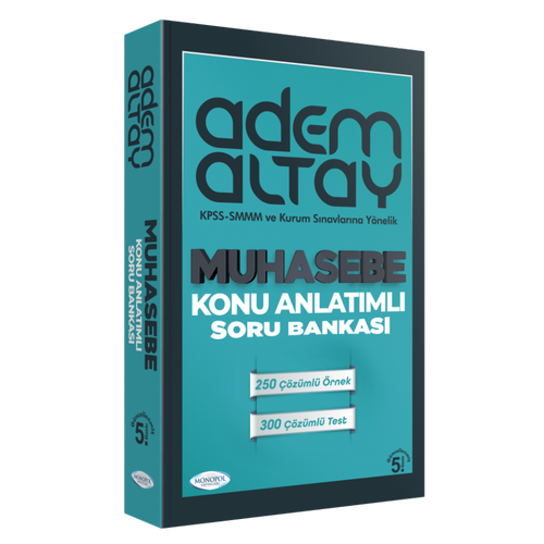 Monopol Yayınları Adem Altay Muhasebe Konu Anlatımı 5.Baskı
